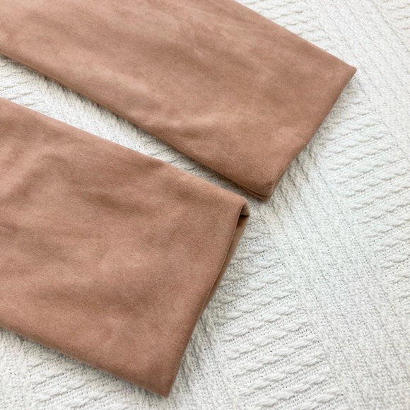 Hutch Anthropologie Jacket Draped Faux Suede Neutral Size Medium, NWT - Picture 9 of 16